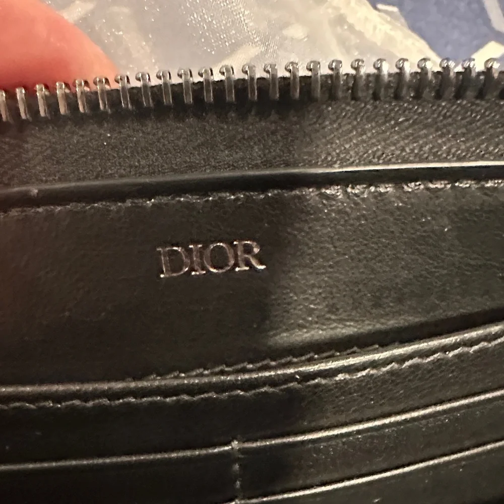 Dior Black Leather Wallet
